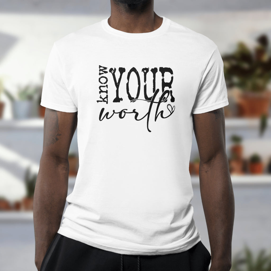 Know Your Worth Unisex Tee shirt