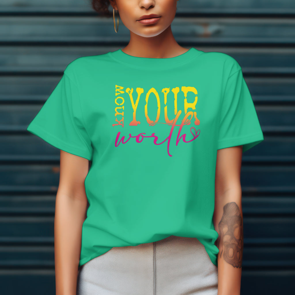 Know Your Worth Unisex Tee shirt