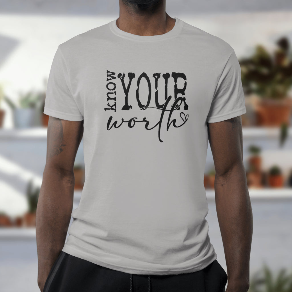 Know Your Worth Unisex Tee shirt