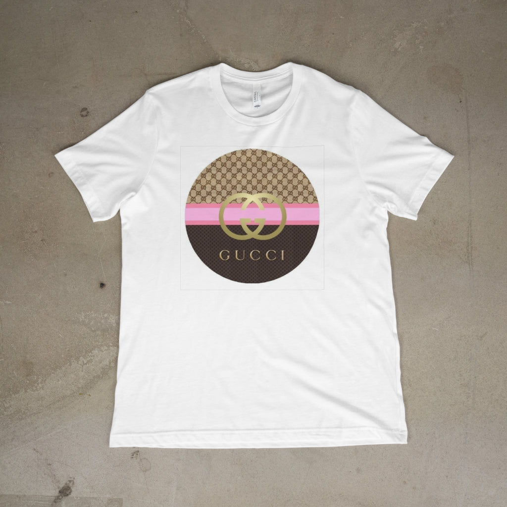 Coach pink and brown classy tee shirt