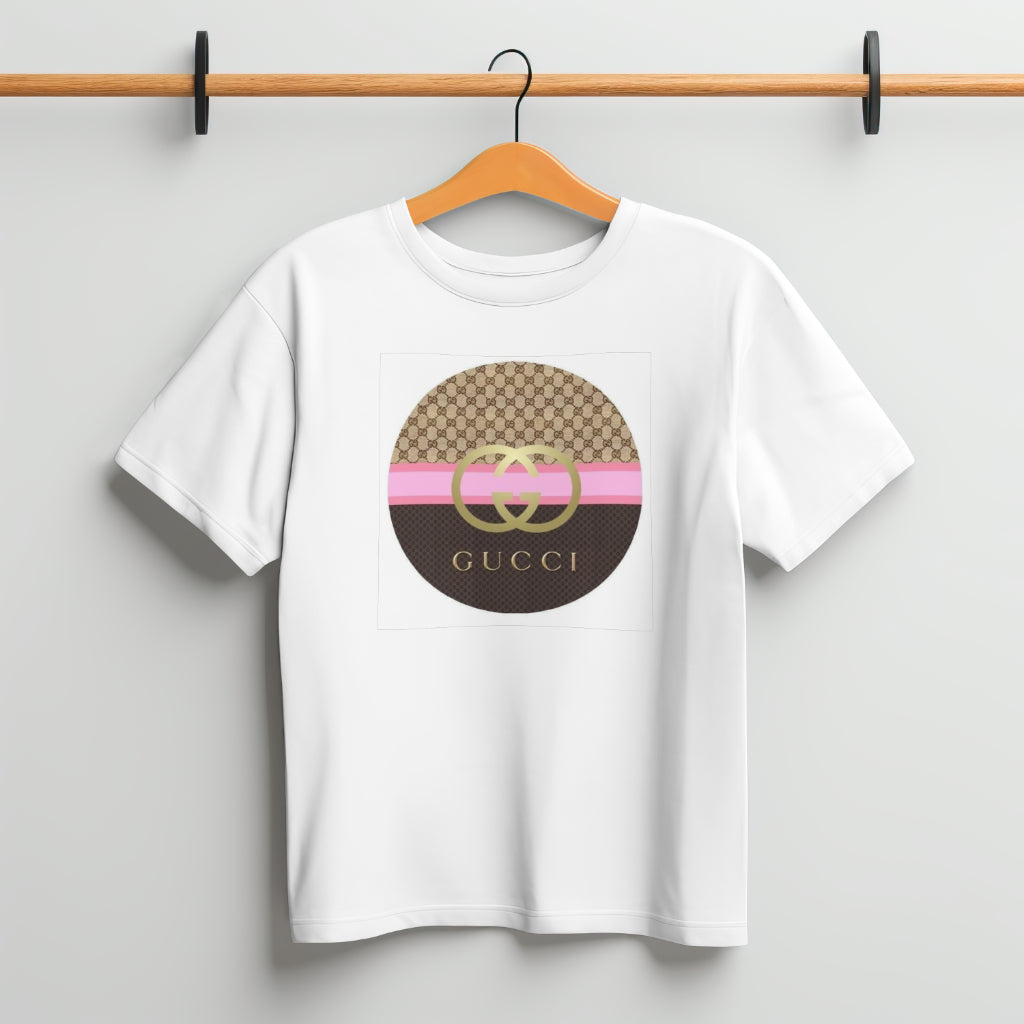 Coach pink and brown classy tee shirt
