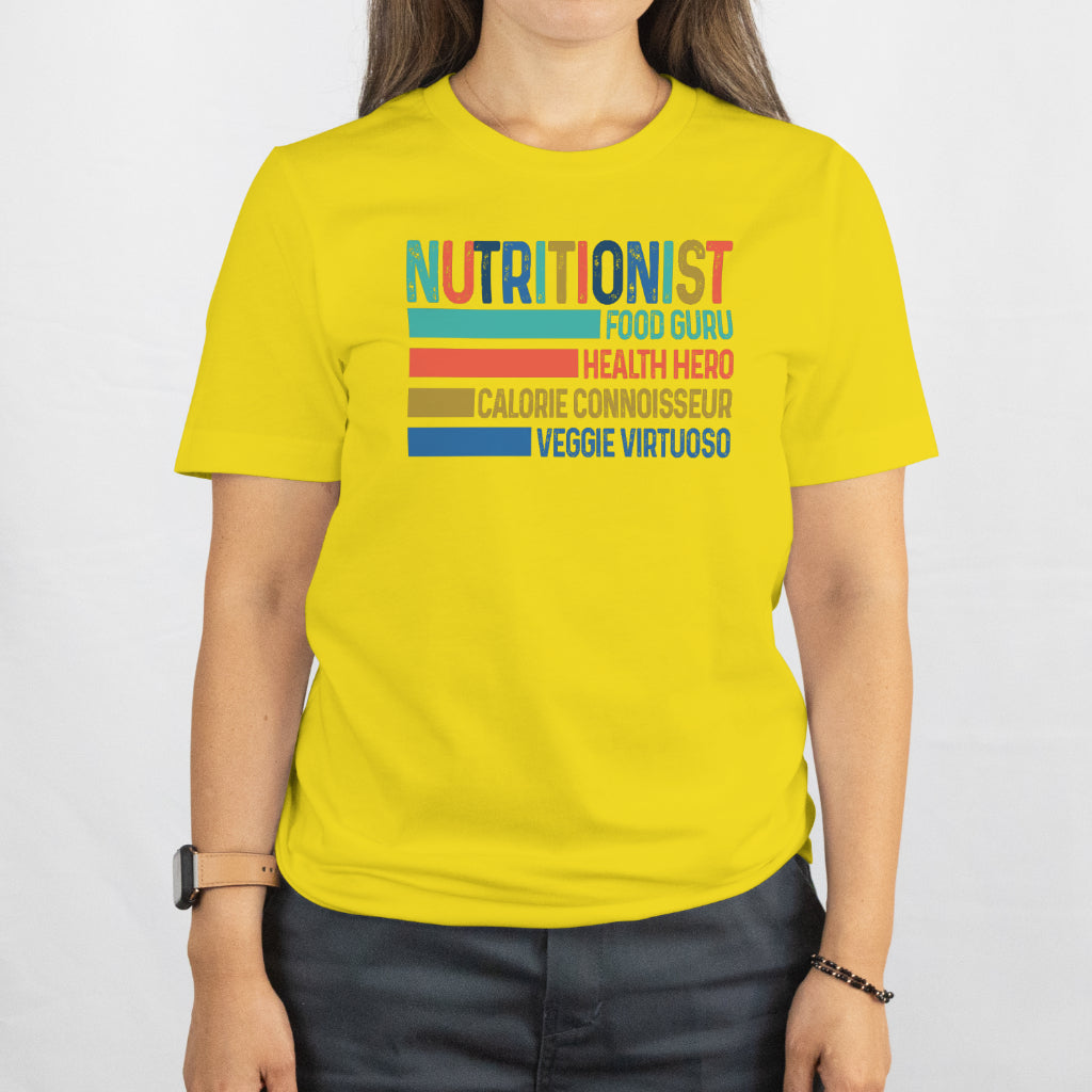 NUTRITIONIST CREW NECK TEE SHIRT