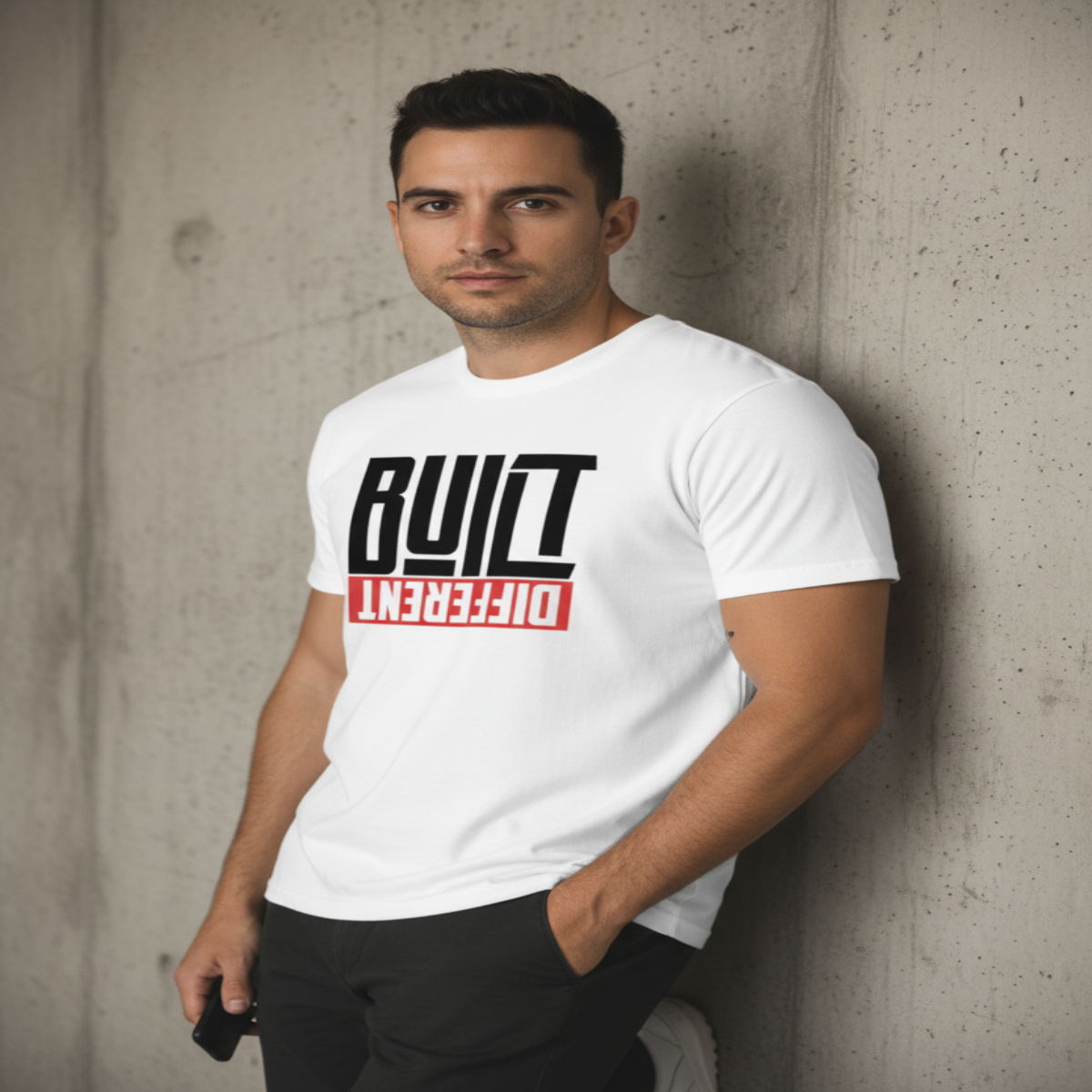 Man - Leaning Against Wall