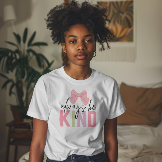 Always Be Kind Crew Neck Tee shirt