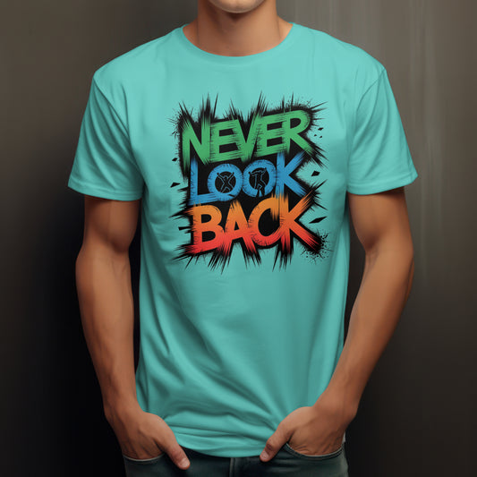 Never Look Back Unisex Crew Neck tee shirt