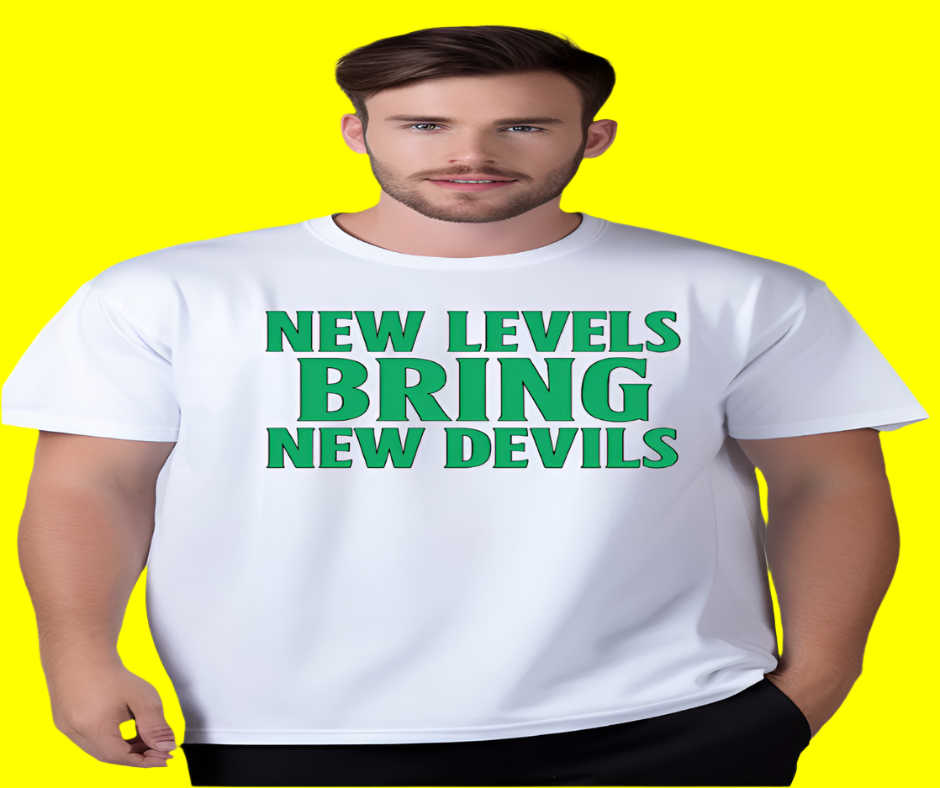 "New Levers Brings New Devils graphic design, bold statement tee."