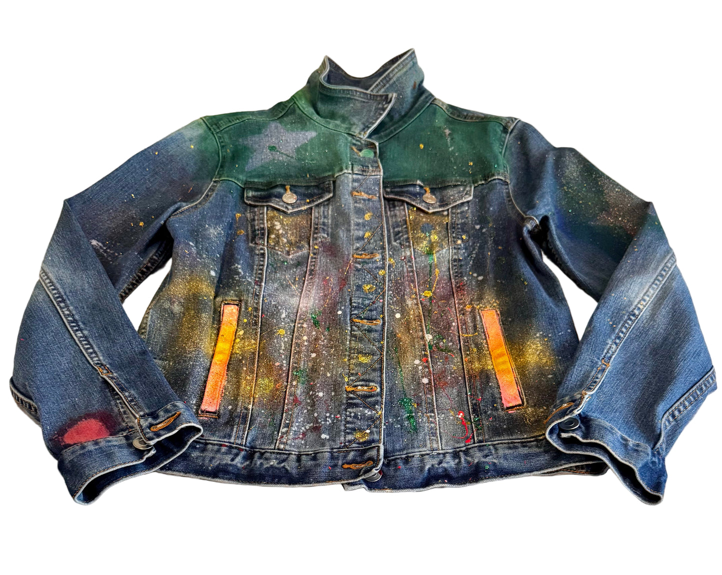 Custom-Made Blue Denim Jacket – Women’s Personalized Jean Jacket
