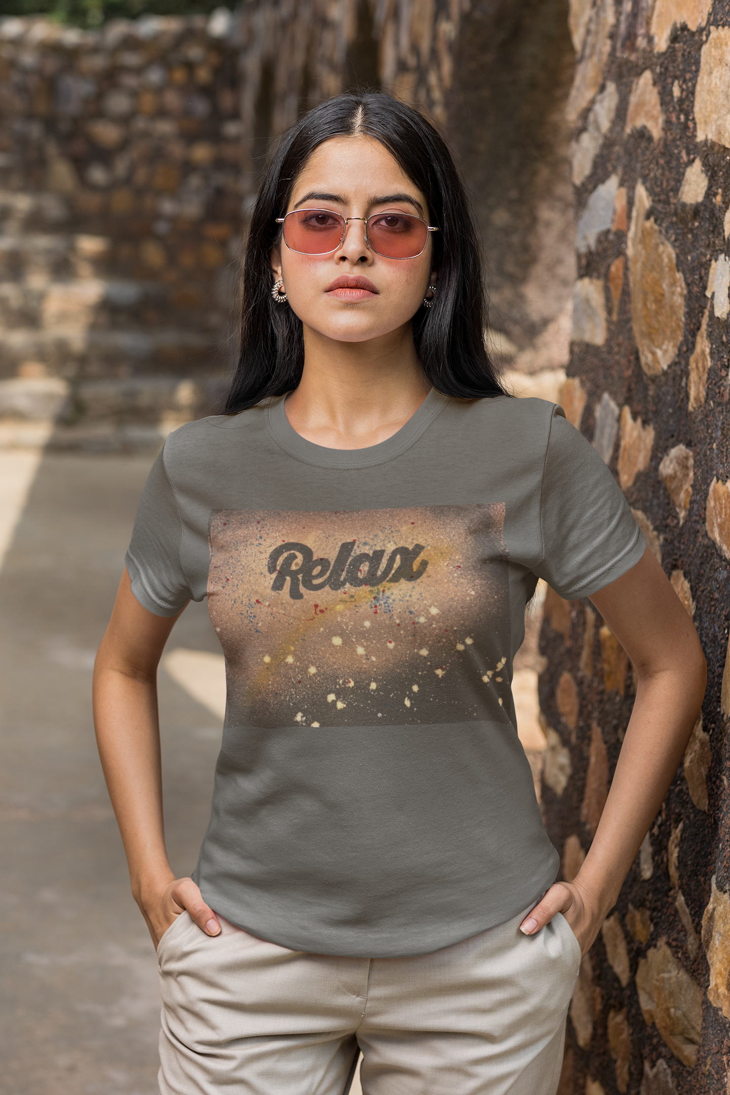 “Relax Tee – Charcoal Grey Unisex T-Shirt”
