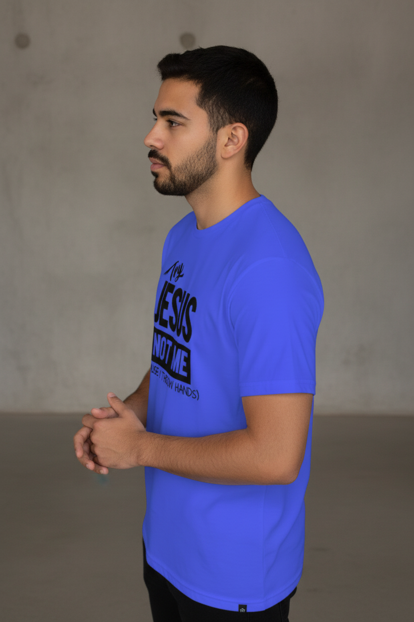 Blue Shirt - Side Profile